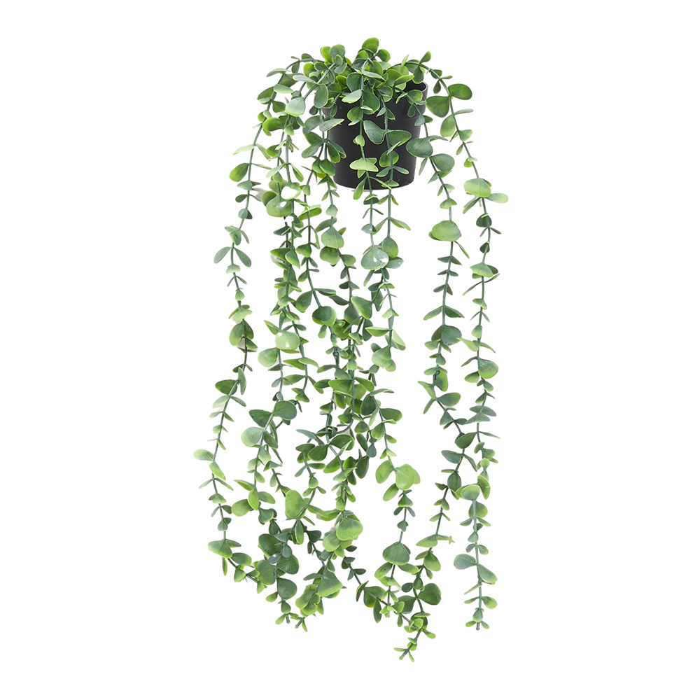 Pack of 4 Artificial Hanging Plants for Indoor and Outdoor Decor